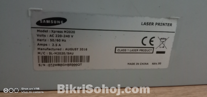 Samsung xpress M2020 pinter